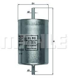 Mahle FILTR PALIWA KNECHT KL 95 RENAULT KL 95