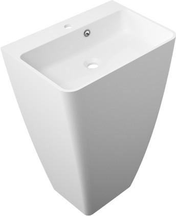 Omnires Marble+ Parma Umywalka wolnostojąca 55x43x85 cm biała PARMAUW
