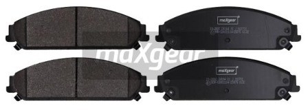 MaxGear Zestaw klocków hamulcowych, hamulce tarczowe 19-2890