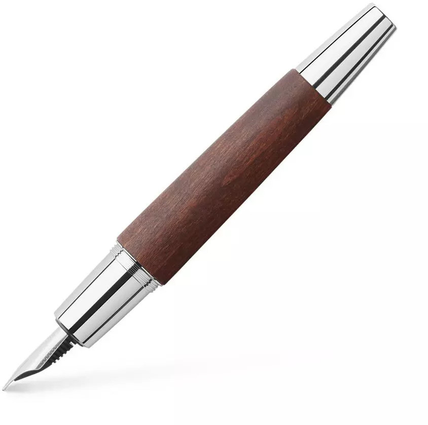 Faber Castell Pióro wieczne E-motion Pearwood M, ciemny brąz 148210