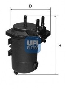 UFI FILTERS Filtr paliwa FILTERS 24.050.00