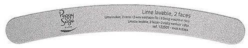 Peggy Sage 2-Way Nail File Zebra Medium dwustronny pilnik do paznoki 150/220 banan zebra 1szt