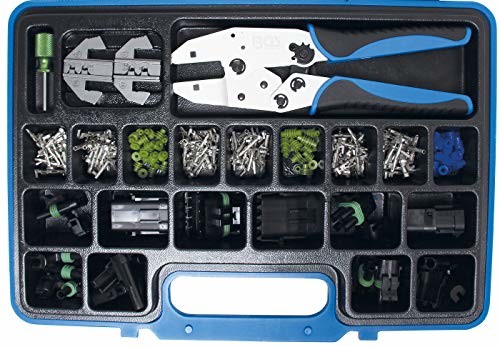 BGS 9097 | Zestaw szczypiec zaciskowych z wodoszczelnymi złączami wtykowymi | 220-częściowy