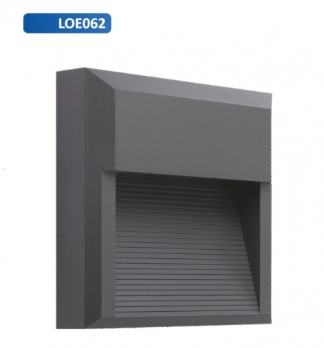 LUMAX LOE062 OPRAWA ELEWACYJNA ASTON 6W 4000K TYP 2 KWADRAT LUMAX LOE062