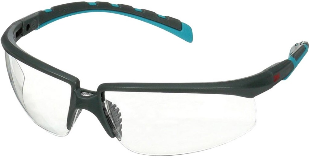3M OO-SOLUS2001 - okulary ochronne Solus S2003SG, regulowane zauszniki, nieparująca powłoka ScotchgardAnti-Fog - transparentne.