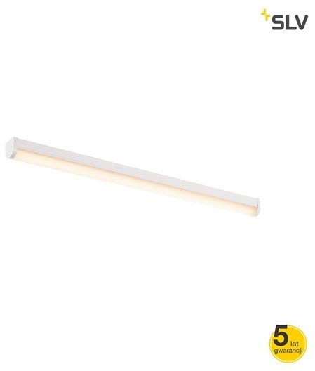 SLV Bena lampa sufitowa, stal, biała, 120 x 6,5 x 7,4 cm 631337