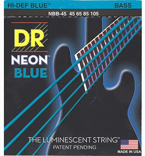 DR String NBB-45 Neon Blue struny do gitary basowej NBB45