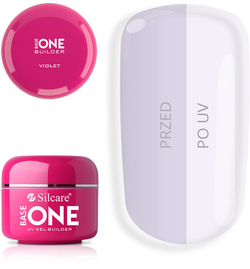 Silcare Base One Żel UV Violet 15 g