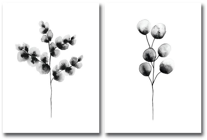 Wallity ObrazyDecorative Canvas Painting 2 Pieces) 2P3040CIZC-04 Wallity