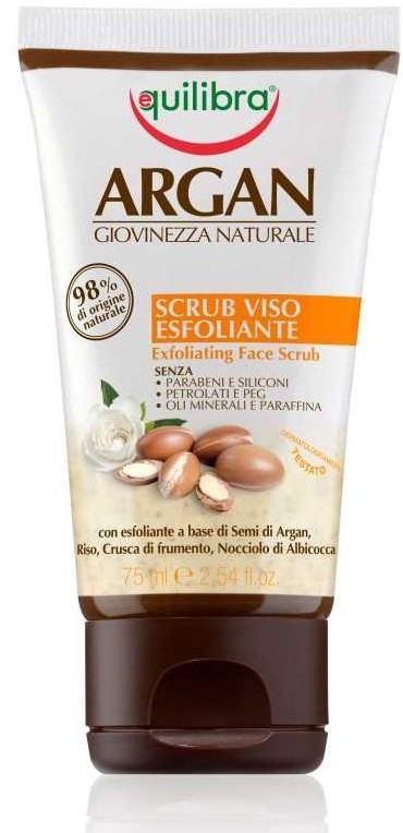 Equilibra Equilibra Argan Exfoliating Face Scrub złuszczający peeling do twarzy 75ml