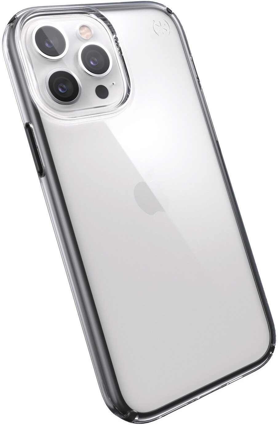 Speck Presidio Perfect-Clear with Impact Geometry Etui Ochronne do iPhone 13 Pro Max z Powłoką Microban (Clear/Black) 141742-5905