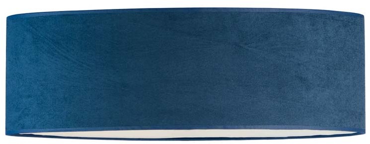 LYSNE Plafon do jadalni DUBAJ VELVET fi 60 cm kolor morski 14528V/20 kolor morski