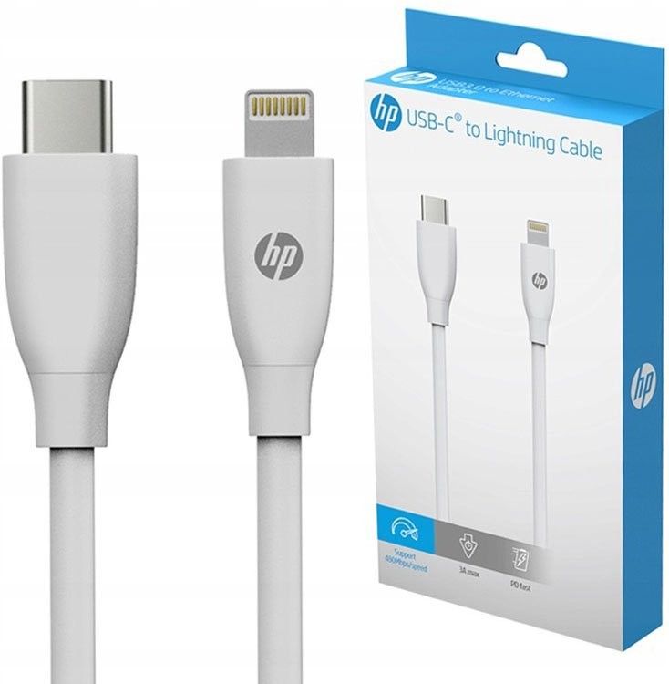 HP Szybki kabel USB-C - Lightning do iPhone 1M DHC-MF102
