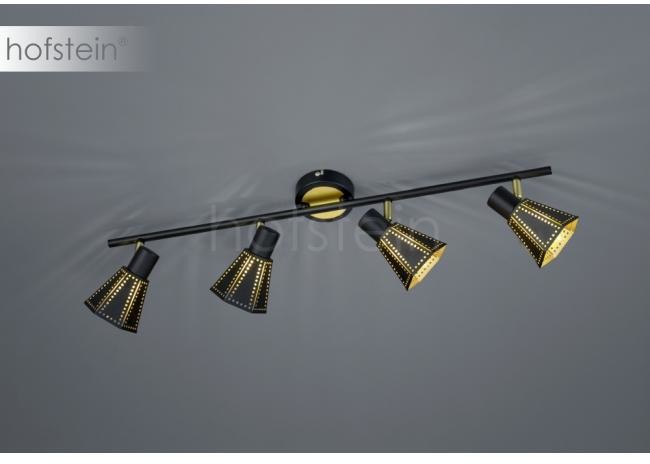 Trio Oświetlenie Leuchten Houston Lampa Sufitowa Czarny, 4-punktowe 800300432