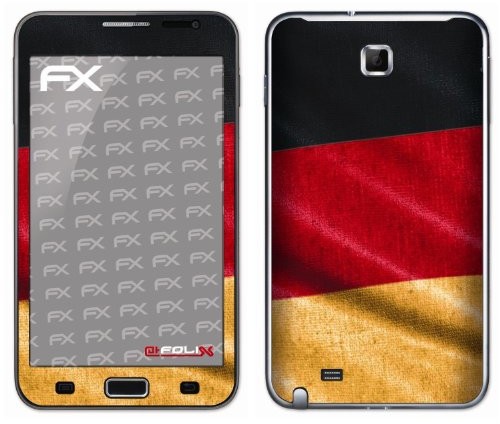 Displayschutz@FoliX atFoliX Fußball EM 2012 flaga designerska folia do Samsung Galaxy Note, Niemcy 4052924131014