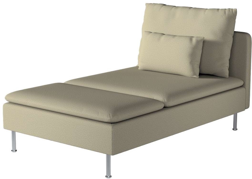 Dekoria pl pl Pokrowiec na szezlong Söderhamn ciemno beżowa bukla 93 x 151 x 83 cm Teddy 1009-702-82