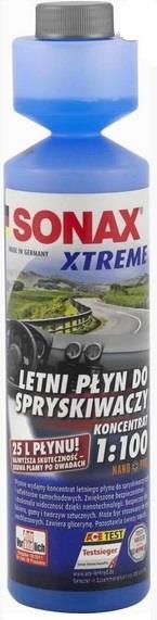 Sonax XTREME Letni płyn do spryskiwaczy Koncentrat 1:100 NanoPro 250ml 271141 02711410