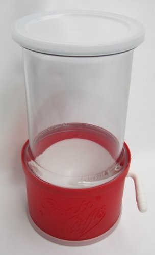 Lavatelli 159 Pronto Caffe Crystal Box do zachowują tworzywo sztuczne czerwone 13 x 11 x 20 cm 159