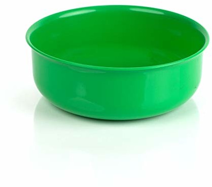Kimmel miska miska na musli zupę tworzywo sztuczne wielorazowa odporna na pękanie można układać w stos 17 cm, zielona