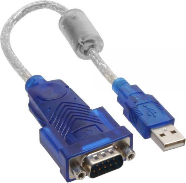 InLine Adapter USB D-Sub 9 PIN USB 0.2 Niebieski 33304D 33304D