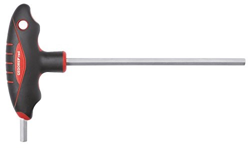 Gedore Red r38670309 2 K-T-uchwyt śrubokręt odgięty kątowy wewnętrzny 6-kątna rozmiar klucza 3 MM