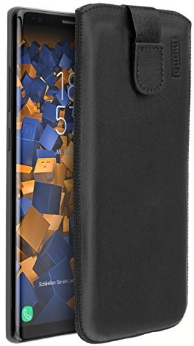 mumbi prawdziwe etui skórzane etui do Samsung Galaxy Note 8 torba skórzana (klapka z funkcją wyciągania pomoc do wyciągania) 24016-Note8