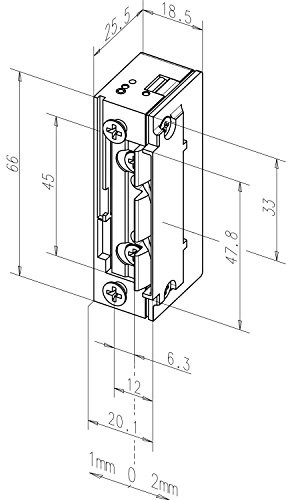 Assa Abloy Assa Abloy 118EY13-A71 otwieracz drzwi ProFix2 bez blokowania/blachy zamykającej 118EY13-----A71