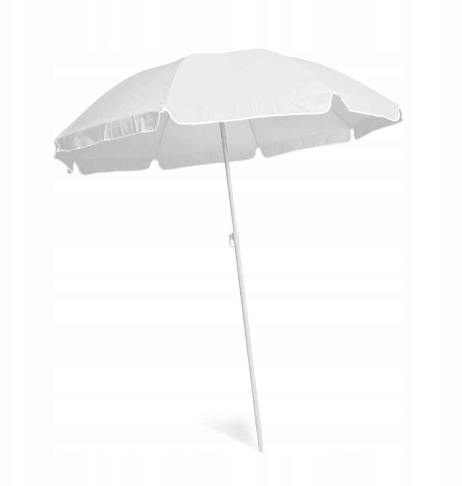 Parasol ogrodowy plażowy składany biały Uv lekki