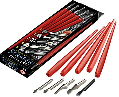 Essdee essdee skrobak zestaw do rękodzieła Cutter Set (5 różne formy do wycinania ciasta i wsporniki) S4