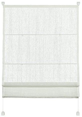 Gardinia 33923 EasyFix roleta rzymska przezroczysty 80 x 140 cm, biały 33923