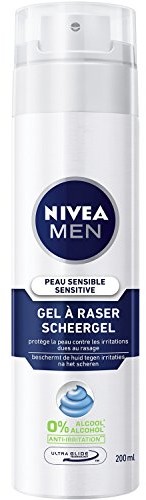 Nivea Żel do golenia dla delikatnej skóry dla mężczyzn 200 ML 817400540020