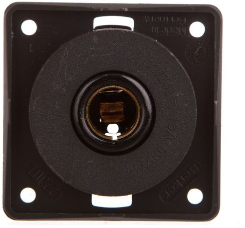 Hager Polo sp. z o.o. Integro Gniazdo zasilające 12V samochodowe antracyt mat 945172505