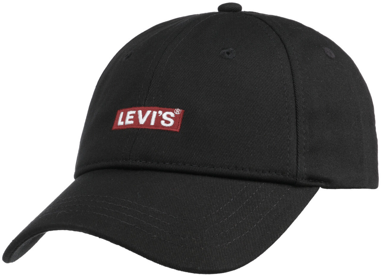 Cap Baby Tab Logo Cotton by Levi s, czarny, One Size