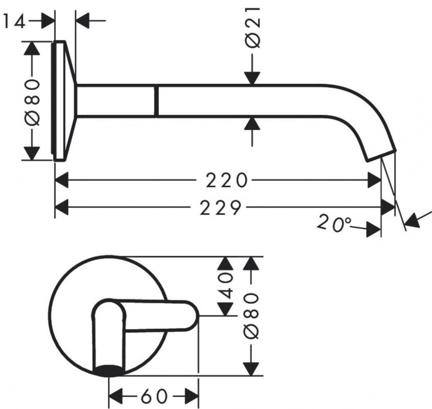 Hansgrohe One Bateria umywalkowa podtynkowa chrom 48112000