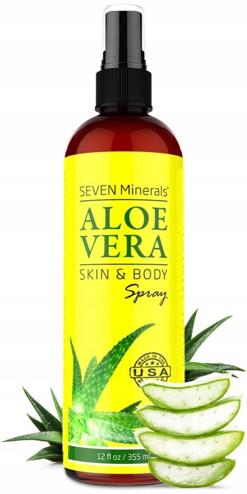 Seven Minerals Spray Aloesowy, 355ml Bez lepkości