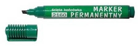 D RECT Marker permanentny 1.0-5.0mm zielony ścięty D'Rect TH2160
