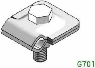 ALPAR Złącze krzyżowe 1 śrubowe instalacji odgromowej G701 G701