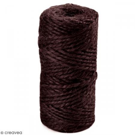 Rayher 4200405 z juty przędzy, 6-krotnie, 6 MM , szpulka 35 m, D. Brown 42-004-05