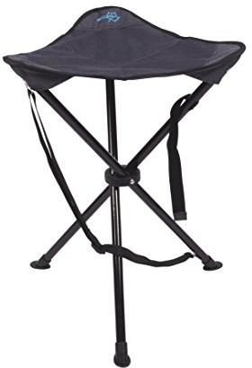Bo-Camp mobilier de Camping BC taboret DL 3 pieds 55 cm antracyt 1267350