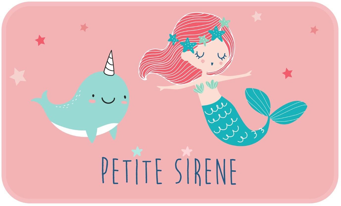 Douceur d'intérieur Douceur dintérieur Dywan dla dzieci PETITE SIRENA 45 x 75 cm 1609143