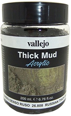 Vallejo vallejo (zniszczeniem efektów 200 ML  Russian Dick Mud VJ26808