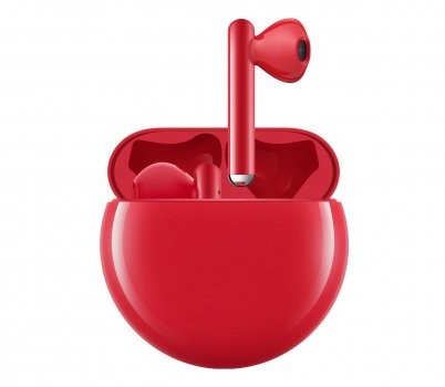 Huawei FreeBuds 3 czerwone