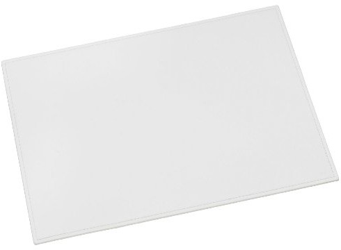 Läufer Bieżnik 38080  atmosferę Scala podkładka do pisania 45 x 65 cm, wykonana z prawdziwej skóry, biały 38080