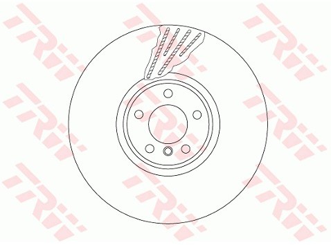 TRW Tarcza hamulcowa DF6618S