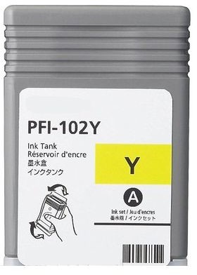 DrTusz Tusz Zamiennik PFI-102Y do Canon CF0898B001A) Żółty)