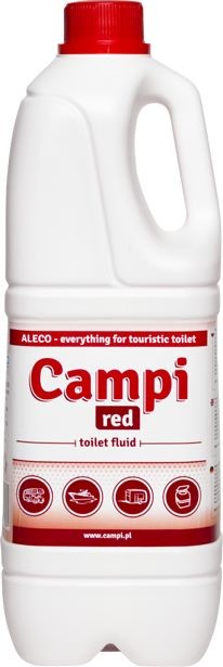 Campi Red do wc turystycznych kempingowych 2l płyn do toalet przenośnych