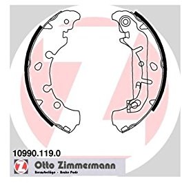 ZIMMERMANN 10990.119.0 szczęki hamulcowe, tylne 10990.119.0