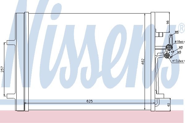 NISSENS Skraplacz, klimatyzacja NISSENS 940044