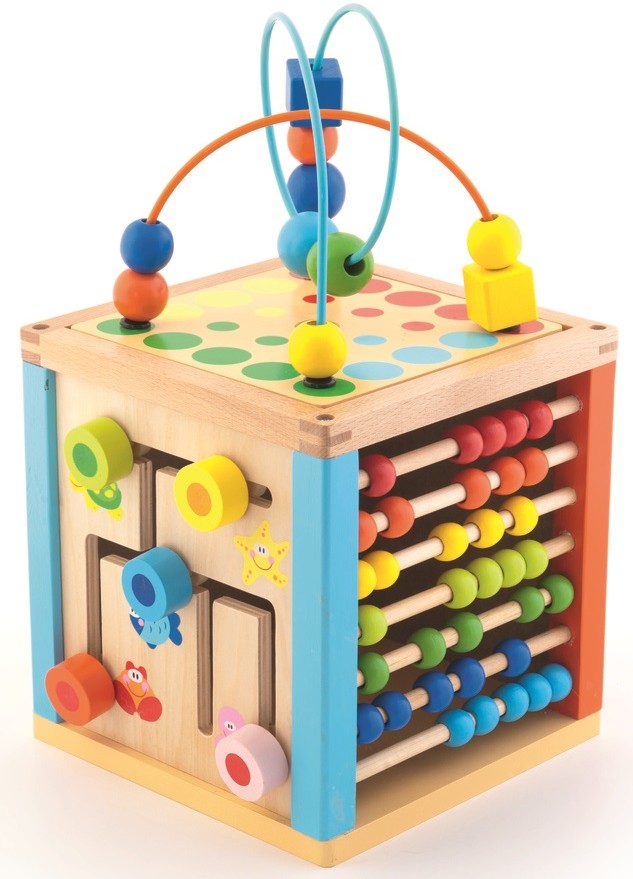 Trefl kostka edukacyjna Wooden Toys