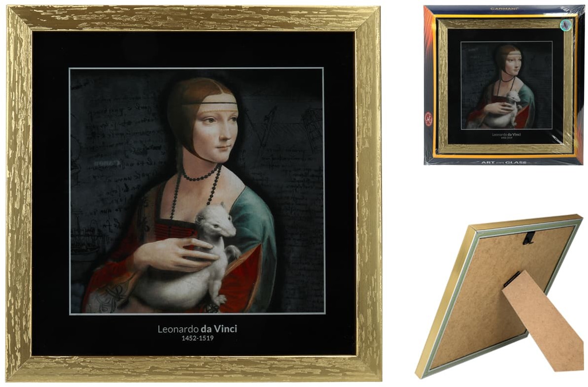Carmani Obrazek L da Vinci Dama z łasiczką